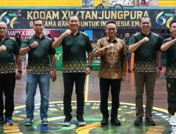 Pangdam XII/Tanjungpura Buka Open Tournament Basketball Pangdam Cup 2025 di Pontianak