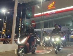 Asmo Kalbar dan HWBC Gelar Nocturnal Riding Dukung UMKM di Mega Mall Ayani
