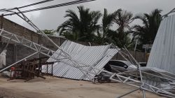 Kondisi infrastruktur terdampak angin kencang di Kabupaten Morowali, Provinsi Sulawesi Tengah pada Senin (7/7). Sumber Foto: BPBD Kabupaten Toli-Toli.