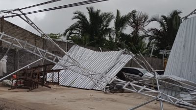 Kondisi infrastruktur terdampak angin kencang di Kabupaten Morowali, Provinsi Sulawesi Tengah pada Senin (7/7). Sumber Foto: BPBD Kabupaten Toli-Toli.