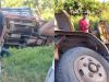 Dua Truk Bertabrakan di Depan SPBU Wajok Hilir Mempawah: Kabin Hancur, Sopir Selamat