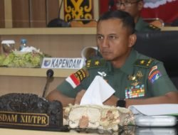 Kasdam XII/Tpr Ikuti Rakornis TMMD ke-125 Tahun 2025 Secara Virtual