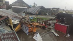 Puluhan rumah rusak akibat angin kencang yang menerjang wilayah Kabupaten Aceh Utara, Jumat (11/7). Sumber Foto: BPBD Kabupaten Aceh Utara