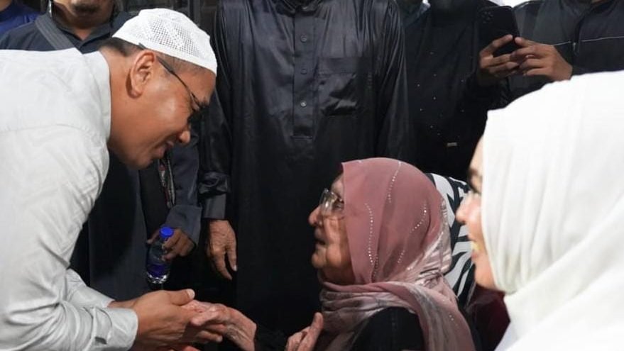 Pangdam XII/Tpr Mayjen TNI Jamalullail saat menghadiri Tabligh Akbar dan Haul ke-3 Habib Abu Bakar Bin Ali Al-Adny Al-Masyhur di Pontianak Timur. Foto: HO/Faktakalbar.id