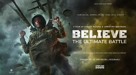 Poster film Believe: The Ultimate Battle yang akan tayang di bioskop mulai (24/7/2025). (Dok. Ist)