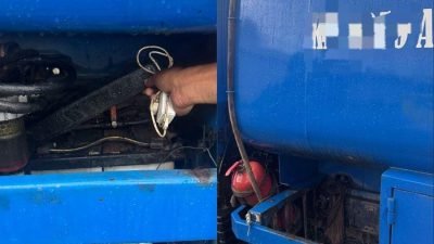 Barang bukti tangki penggelapan solar PT. SEC Kecamatan Subah. (Dok. Ist)