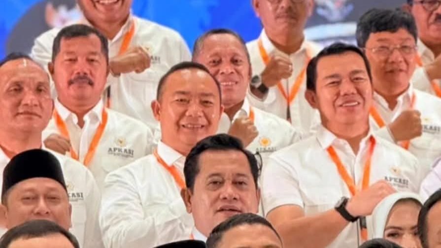 Bupati Ketapang, Alexander Wilyo, saat acara Pengukuhan Dewan Pengurus APKASI masa bakti 2025-2030 di Grand Sahid Jaya Hotel, Jakarta. (Dok: Istimewa)