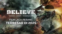 Poster film Believe: The Ultimate Battle yang akan tayang di bioskop mulai (24/7/2025). Foto: HO/Faktakalbar.id