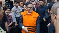 Sekretaris Jenderal PDIP, Hasto Kristiyanto usai menjalani sidang pembacaan tuntutan. (Dok. Ist)
