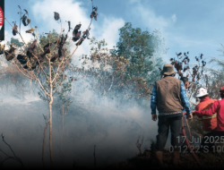 Erupsi Gunung Ile Lewotolok dan Kebakaran Lahan Warnai Penanganan Bencana 18 Juli 2025