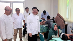 Suasana khitanan massal Bank Kalbar yang diikuti ratusan anak di Balai Diklat Dana Pensiun, Pontianak. (Dok. Ist)