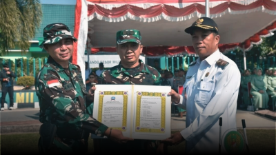 Pembukaan TMMD ke-125 oleh Kodam XII/Tanjungpura yang digelar serentak di Kalbar dan Kalteng. (Dok. HO/faktakalbar.id)