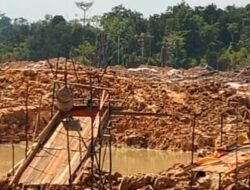 Polsek dan Koramil Toho Cek Lokasi PETI di Lahan PT AHAL