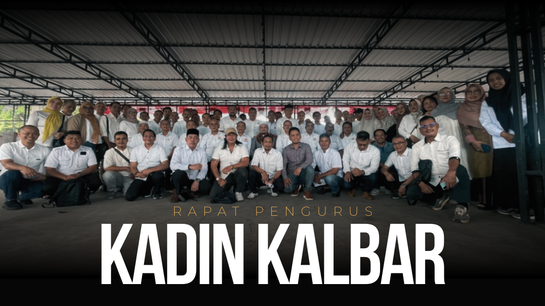 Ketua Umum KADIN Kalbar HM. Saleh Galing bersama jajaran pengurus saat rapat pengurus membahas SK Personalia 2025-2030 di Pontianak. (Dok. KADIN Kalbar)