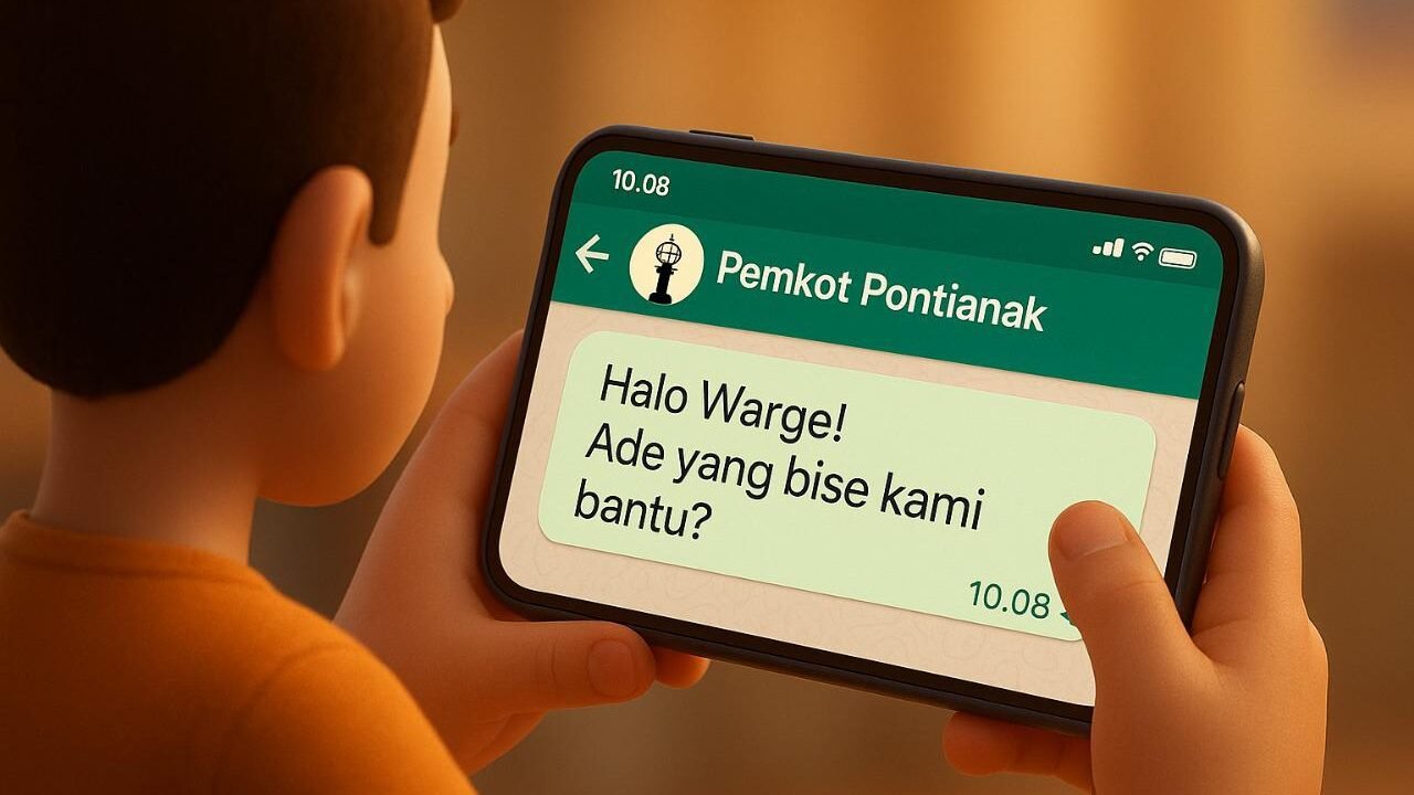 Pemerintah Kota Pontianak membuka layanan pengaduan dan informasi melalui aplikasi Whatsapp.