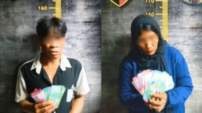 Pasangan Residivis Kembali Berulah, Kini Tipu Pedagang Kecil dengan Uang Mainan