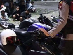 Polres Sintang Amankan 131 Motor, Nyatakan Perang Terhadap Aksi Balap Liar