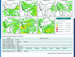Prakiraan Cuaca 28 Agustus: Kalbar Cenderung Cerah, Potensi Karhutla Meningkat