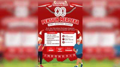 Berbagai layanan "PLUS" yang disediakan Bank Kalbar Capem Untan dalam acara "Pensiun Merdeka" menyambut HUT RI ke-80, termasuk cek kesehatan gratis, konsultasi, bazar UMKM, dan penawaran menarik lainnya.