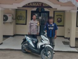 Diduga Curi Motor di Ketapang, Pemuda Ini Ditangkap Saat Melintas di Jalan Kembayan