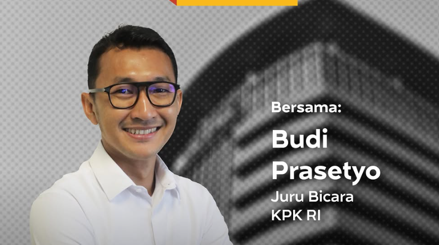 Juru Bicara KPK, Budi Prasetyo, memberikan keterangan resmi terkait penyitaan uang Rp100,7 miliar dari tersangka korupsi Siman Bahar. (Dok. Instagram/@official.kpk)