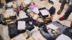 Barang bukti sabu seberat 78 kilogram dan 50.000 butir ekstasi diamankan dalam penggerebekan di perbatasan Dusun Tangit 1, Kapuas Hulu. (Dok. Ist)