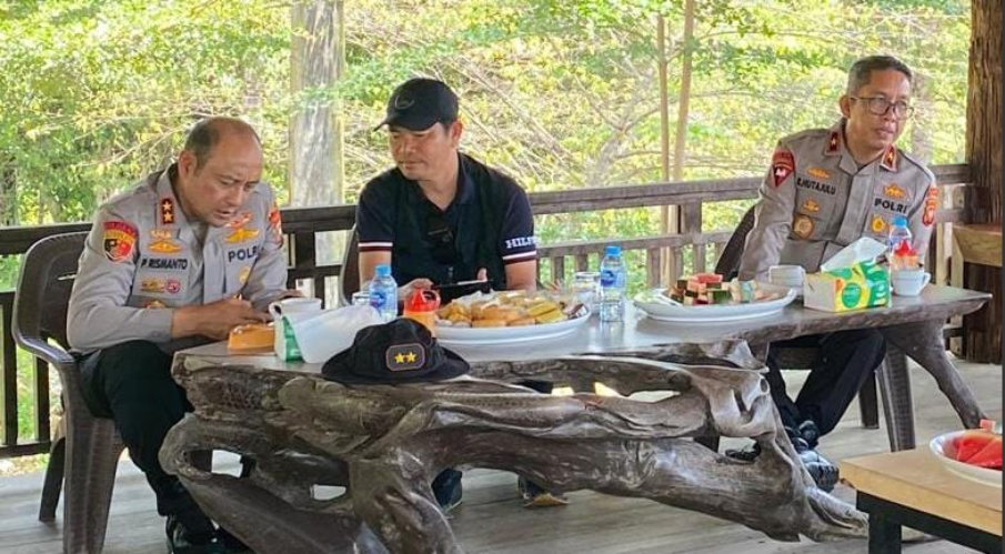 Kapolda Kalbar meninjau lahan ±17.000 hektare di perbatasan Sintang untuk mendukung program Asta Cita Ketahanan Pangan. (Dok. HO/Faktakalbar.id)