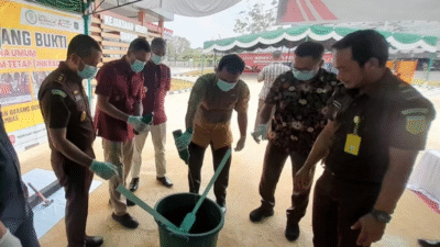 Kejari Sambas Musnahkan Barang Bukti 39 Kasus, dari Narkoba hingga Uang Palsu