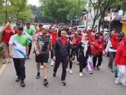 Fun Walk HUT RI dan Haornas 2025 di Pontianak Berlangsung Meriah