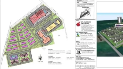 Foto maket contoh proyek pembangunan yang menampilkan rancangan bangunan/infrastruktur sebagai gambaran visual perencanaan proyek. (Dok. Ist)