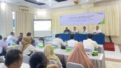Optimalisasi Program Jaminan Sosial Ketenagakerjaan untuk Peningkatan Universal Coverage Jamsostek (UCJ), yang digelar bersama BPJS Ketenagakerjaan Cabang Pontianak di Hotel Pantura, Rabu (27/8/2025).
