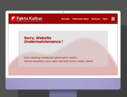 Tiga Hari Down Server, Situs Faktakalbar.id Kembali Normal