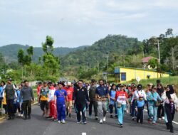 Ribuan Warga Padati Jalan Sehat Berhadiah dan Cek Kesehatan Gratis di Sajingan Besar Sambas