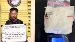 "Seorang kurir jaringan narkoba lintas provinsi diciduk di Kubu Raya. Pelaku sembunyikan 58 gram sabu di celana dalam khusus dan kini terancam hukuman mati. (Polres Kubu Raya)"