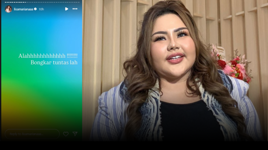 Lisa Mariana lewat unggahan Instagram menyebut akan mengusut tuntas kasus dugaan korupsi Bank BJB setelah dirinya dipanggil KPK. (Dok. Instagram/@lisamarianaaa)