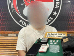 Polres Sambas Tangkap Pengedar Sabu di Pemangkat, 5 Paket Diamankan