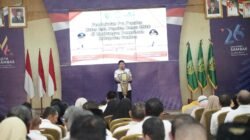 Bupati Satono saat membuka Pembekalan pra oensiun Batas Usia Pensiun Tahun 2026 di Lingkungan Pemkab Sambas, Rabu (6/8/2025).