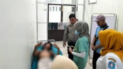 Foto pemuda bernama Seteven Hamzah Syahputra (20) yang Kulit di dada, perut, hingga wajahnya usai disirami air panas.(polres kubu raya)