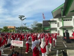 RSUD Soedarso Meriahkan HUT RI ke-80 dengan Zumba dan Permainan Rakyat