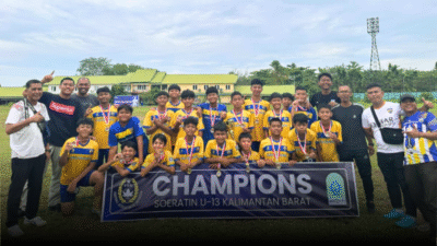 SSB Kapuas Khatulistiwa Juara Piala Soeratin U-13 Kalbar