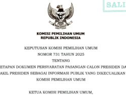 Rincian 16 Dokumen Syarat Capres-Cawapres yang Dirahasiakan KPU