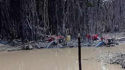 Dampak PETI di Selimbau: Air Sungai Keruh, Lahan Warga Dikerjakan Tanpa Izin