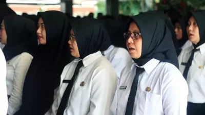 Pemerintah memberikan jaminan kesejahteraan yang lebih baik bagi jutaan tenaga non-ASN melalui skema PPPK Paruh Waktu. (Dok. Instagram/@humaskabupatennganjuk)