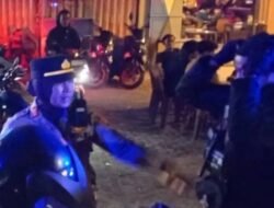 Patroli Malam Minggu Polsek Pontianak Selatan Amankan Belasan Remaja Diduga Balap Liar
