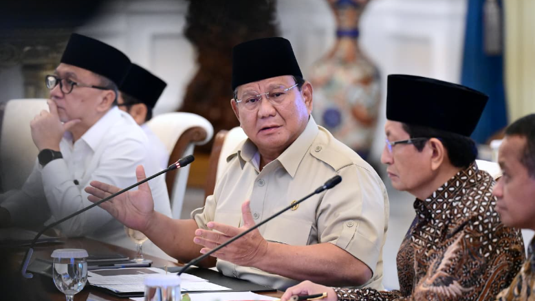 Presiden Prabowo Subianto menerima sejumlah tokoh Gerakan Nurani Bangsa (GNB) di Istana Merdeka, Jakarta, pada Kamis, (11/9/2025). (Dok. presidenri.go.id)