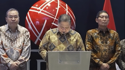 Menko Perekonomian Airlangga Hartarto menegaskan fundamental ekonomi Indonesia solid meski IHSG sempat anjlok akibat demo ricuh. (Dok. Instagram/@perekonomianri)