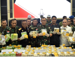 Danlanud Supadio Hadiri Penyerahan Barang Bukti Narkoba, Wujud Komitmen Berantas Narkotika di Kalbar