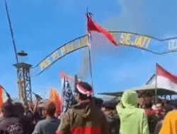 Diduga Serobot 1.000 Hektar Tanah Ulayat, Ratusan Warga Sungai Laur Geruduk PT PTS