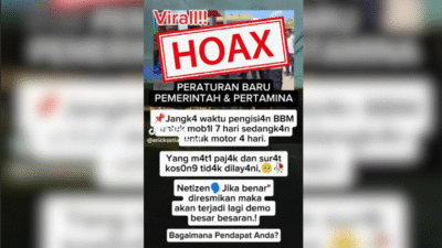Pertamina Patra Niaga mengimbau masyarakat untuk tidak mempercayai hoaks terkait pembatasan BBM. (Dok. Ist)
