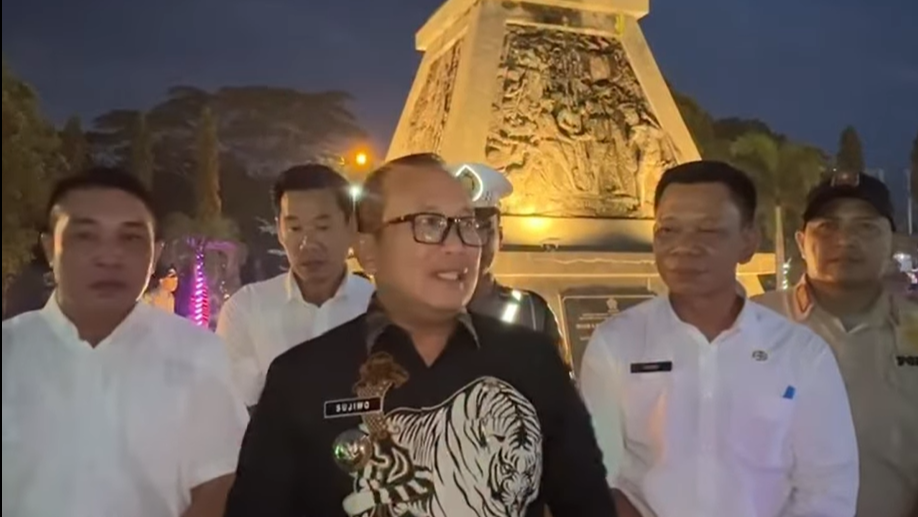 Tampilan Tugu Alianyang di Kecamatan Sungai Ambawang, Kabupaten Kubu Raya, yang telah direvitalisasi dan akan diresmikan sebagai ruang publik baru. (Dok. Instagram/@sujiwo99)